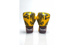 Боксерские перчатки Twins Special FBGVL3-49 yellow black 16 oz