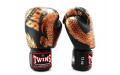Боксерские перчатки TWINS FBGVL3-49 black brown 10 oz
