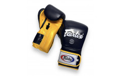 Боксерские перчатки Fairtex BGV9 blue navy yellow 16 oz Боксерские перчатки Fairtex BGV9 blue navy yellow 16 oz