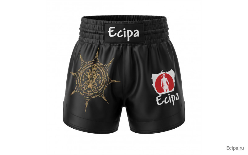 Шорты для Muay Thai Ecipa Fighter black 2XL