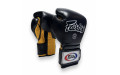 Боксерские перчатки Fairtex BGV9 black yellow 10 oz
