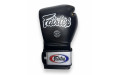 Боксерские перчатки Fairtex BGV9 black yellow 10 oz