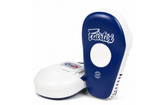 Лапы боксерские Fairtex FMV8 white blue Лапы боксерские Fairtex FMV8 white blue