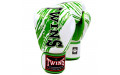 Боксерские перчатки TWINS FBGVL3-TW2 WHITE-GREEN 16 oz Боксерские перчатки TWINS FBGVL3-TW2 WHITE-GREEN 16 oz