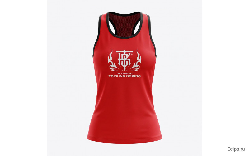Майка для соревнований Top King Boxing red M