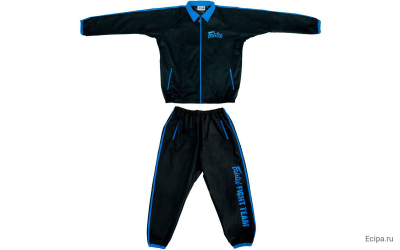 Костюм сауна Fairtex VS4 black blue M