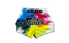 Шорты для бокса Fairtex BS1937 Acid jazz white - M Шорты для бокса Fairtex BS1937 Acid jazz white - M